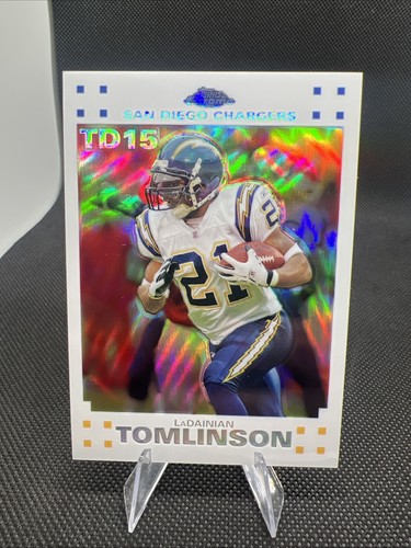 2007 topps chrome ladainian - chrome,